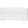 image:imageMartha Stewart Brody Desk Organizer with Drawer Stackable Plastic Desk Storage Box Organizer for Office Bathroom Countertop or Dorm 6 x 75 2 Pack Clear1275 x 775