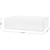 image:imageMartha Stewart Brody Desk Organizer with Drawer Stackable Plastic Desk Storage Box Organizer for Office Bathroom Countertop or Dorm 6 x 75 2 Pack Clear1275 x 775