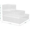 image:imageMartha Stewart Brody Desktop Storage Organizer Stack and Slide Plastic Organizer Tray Organizer for Office Kitchen or Vanity 2S 1M3 x 375 1  3 x 75 1  75 x 625 1