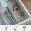 image:imageMartha Stewart Brody Desktop Storage Organizer Stack and Slide Plastic Organizer Tray Organizer for Office Kitchen or Vanity 2S 1M3 x 375 2  3 x 75 1