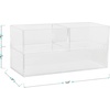 image:imageMartha Stewart Brody Desktop Storage Organizer Stack and Slide Plastic Organizer Tray Organizer for Office Kitchen or Vanity 2S 1M3 x 375 2  3 x 75 1