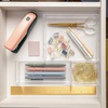 image:imageMartha Stewart Brody Desktop Storage Organizer Stack and Slide Plastic Organizer Tray Organizer for Office Kitchen or Vanity 2S 1M3 x 375 2  3 x 75 2  75 x 625 2