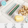 image:imageMartha Stewart Brody Desktop Storage Organizer Stack and Slide Plastic Organizer Tray Organizer for Office Kitchen or Vanity 2S 1M3 x 75 1