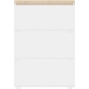 image:imageMartha Stewart Brody Plastic Storage Organizer Bins with Engineered Wood Lids for Home OfficeKitchen orBathroom 3 Pack 2Small1Medium ClearWhiteClearLight Natural