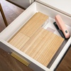 image:imageMartha Stewart Brody Plastic Storage Organizer Bins with Engineered Wood Lids for Home OfficeKitchen orBathroom 3 Pack 2Small1Medium ClearWhiteClearLight Natural