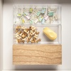 image:imageMartha Stewart Brody Plastic Storage Organizer Bins with Engineered Wood Lids for Home OfficeKitchen orBathroom 3 Pack 2Small1Medium ClearWhiteClearLight Natural