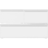 image:imageMartha Stewart Brody Plastic Storage Organizer Bins with Engineered Wood Lids for Home OfficeKitchen orBathroom 3 Pack 2Small1Medium ClearWhiteClearWhite