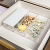image:imageMartha Stewart Brody Plastic Storage Organizer Bins with Engineered Wood Lids for Home OfficeKitchen orBathroom 3 Pack 2Small1Medium ClearWhiteClearWhite