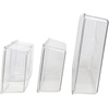 image:imageMartha Stewart Brody Plastic Storage Organizer Bins with Lids for Home Office Kitchen or Bathroom 4 Pack 2Small1Medium 1 Large ClearWhiteSet of 1 Pack of 2