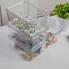 image:imageMartha Stewart Brody Plastic Storage Organizer Bins with Transparent Lids for Home Office Kitchen or Bathroom 4 Pack 675 x 5