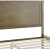 image:imageMartha Stewart Corbin Solid Wood Platform Bed with Wooden Headboard and Footboard Wood Slat Foundation No Box Spring Needed King Dark BrownBrown Gray
