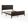image:imageMartha Stewart Corbin Solid Wood Platform Bed with Wooden Headboard and Footboard Wood Slat Foundation No Box Spring Needed King Dark BrownDark Brown