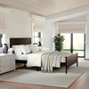 image:imageMartha Stewart Corbin Solid Wood Platform Bed with Wooden Headboard and Footboard Wood Slat Foundation No Box Spring Needed King Dark BrownDark Brown