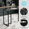 image:imageMartha Stewart Eli Home Office Desk with Glass Top and Steel Frame Oil Rubbed BronzeClear TopOil Rubbed Bronze Frame