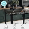image:imageMartha Stewart Eli Home Office Desk with Glass Top and Steel Frame Oil Rubbed BronzeClear TopOil Rubbed Bronze Frame