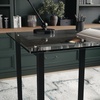 image:imageMartha Stewart Eli Home Office Desk with Glass Top and Steel Frame Oil Rubbed BronzeClear TopOil Rubbed Bronze Frame