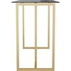 image:imageMartha Stewart Eli Home Office Desk with Glass Top and Steel Frame Oil Rubbed BronzeClear TopPolished Brass Frame