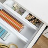 image:imageMartha Stewart Enzo Wooden Desk Drawer Organizer Set Engineered Wood Organizers in Various Sizes 6 Piece WhiteWhite