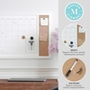 image:imageMartha Stewart Everette Magnetic Dry Erase Monthly Calendar and Cork Board Combo with Included Marker Magnets and Push Pins 24x18 White Woodgrain FrameWhite Woodgrain