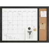image:imageMartha Stewart Everette Magnetic Dry Erase Monthly Calendar and Cork Board Combo with Included Marker Magnets and Push Pins 24x18 White Woodgrain FrameBlack Woodgrain