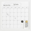 image:imageMartha Stewart Everette Magnetic Monthly Calendar Dry Erase Board with Included Dry Erase Marker and 2 Magnets 18 x 18 White Woodgrain FrameWhite Woodgrain