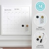 image:imageMartha Stewart Everette Magnetic Monthly Calendar Dry Erase Board with Included Dry Erase Marker and 2 Magnets 18 x 18 White Woodgrain FrameWhite Woodgrain