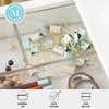 image:imageMartha Stewart Grady Clear Plastic Stackable Storage Boxes with Light Natural Paulownia Wood Lids Set of 3Set of 1
