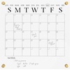 image:imageMartha Stewart Grayson Acrylic Dry Erase Wall Calendar with Dry Erase Marker 14 Square Clear with Black PrintClearBlack