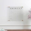 image:imageMartha Stewart Grayson Acrylic Dry Erase Wall Calendar with Dry Erase Marker 14 Square Clear with Black PrintClearBlack