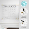 image:imageMartha Stewart Grayson Acrylic Dry Erase Wall Calendar with Dry Erase Marker 14 Square Clear with Black PrintClearBlack
