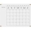 image:imageMartha Stewart Grayson Acrylic Dry Erase Wall Calendar with Dry Erase Marker 14 Square Clear with Black PrintClearBlack