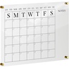 image:imageMartha Stewart Grayson Acrylic Dry Erase Wall Calendar with Dry Erase Marker 14 Square Clear with Black PrintClearBlack