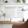 image:imageMartha Stewart Grayson Acrylic Dry Erase Wall Calendar with Dry Erase Marker 14 Square Clear with Black PrintClearBlack