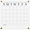 image:imageMartha Stewart Grayson Acrylic Dry Erase Wall Calendar with Dry Erase Marker 14 Square Clear with Black PrintClearBlack