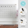 image:imageMartha Stewart Grayson Acrylic Dry Erase Wall Calendar with Dry Erase Marker 14 Square Clear with Black PrintClearBlack