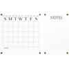 image:imageMartha Stewart Grayson Acrylic Dry Erase Wall Calendar with Dry Erase Marker 14 Square Clear with Black PrintClearBlack