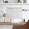 image:imageMartha Stewart Grayson Acrylic Dry Erase Wall Calendar with Dry Erase Marker 14 Square Clear with Black PrintClearBlack