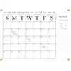 image:imageMartha Stewart Grayson Acrylic Dry Erase Wall Calendar with Dry Erase Marker 14 Square Clear with Black PrintClearBlack