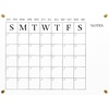 image:imageMartha Stewart Grayson Acrylic Dry Erase Wall Calendar with Dry Erase Marker 14 Square Clear with Black PrintClearBlack
