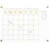 image:imageMartha Stewart Grayson Acrylic Dry Erase Wall Calendar with Dry Erase Marker 14 Square Clear with Black PrintClearGold