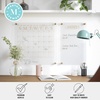image:imageMartha Stewart Grayson Acrylic Dry Erase Wall Calendar with Dry Erase Marker 14 Square Clear with Black PrintClearGold
