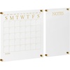 image:imageMartha Stewart Grayson Acrylic Dry Erase Wall Calendar with Dry Erase Marker 14 Square Clear with Black PrintClearGold
