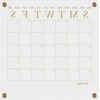 image:imageMartha Stewart Grayson Acrylic Dry Erase Wall Calendar with Dry Erase Marker 14 Square Clear with Black PrintClearGold