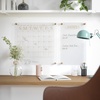 image:imageMartha Stewart Grayson Acrylic Dry Erase Wall Calendar with Dry Erase Marker 14 Square Clear with Black PrintClearGold