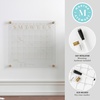 image:imageMartha Stewart Grayson Acrylic Dry Erase Wall Calendar with Dry Erase Marker 14 Square Clear with Black PrintClearGold