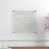 image:imageMartha Stewart Grayson Acrylic Dry Erase Wall Calendar with Dry Erase Marker 14 Square Clear with Black PrintClearGold