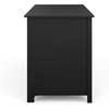 image:imageMartha Stewart Hutton Shaker Style Home Office Desk with Storage in Gray with Brushed Nickel HardwareBlack FrameBrushed Nickel Hardware