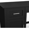 image:imageMartha Stewart Hutton Shaker Style Home Office Desk with Storage in Gray with Brushed Nickel HardwareBlack FrameBrushed Nickel Hardware