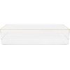 image:imageMartha Stewart Kerry Plastic Stackable Office Desk Drawer Organizers 3 x 3 12 Pack with Gold Trim12 x 6