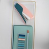 image:imageMartha Stewart Kerry Plastic Stackable Office Desk Drawer Organizers 3 x 3 12 Pack with Gold Trim15 x 6